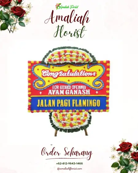 Sewa Papan Bunga Kenanga